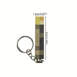 Minecraft USB klíčenka s LED světlem