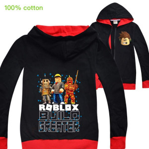 Roblox Build Greater Red Zipped Jacket
