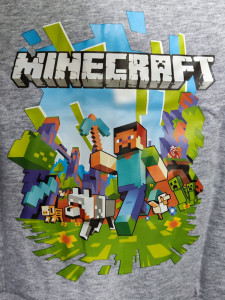 Tepláková souprava na zip Minecraft III Gray