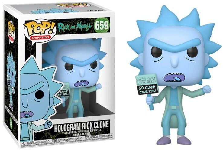 POP figure Rick & Morty Hologram Rick Clone