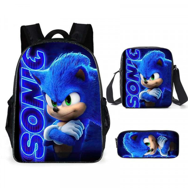 Školní batoh Sonic I, pouzdro a taška 