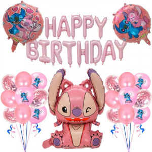 34x Birthday inflatable balloons Lilo and Stitch