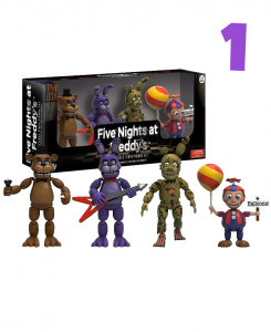 FNAF 1 mini-figurky 4ks Five Nights At Freddy´s v krabici