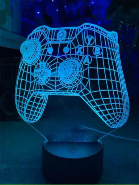 3D LED lampička Gamepad