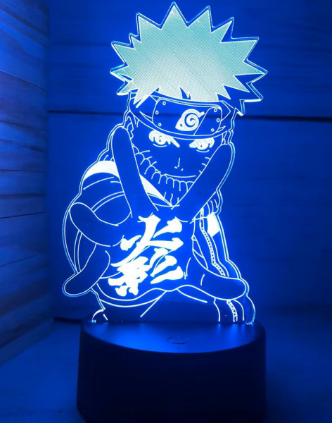 3D LED lampička Naruto