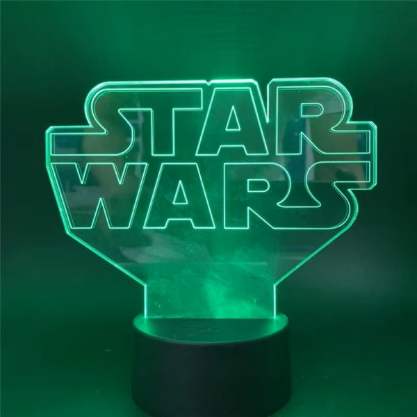 3D LED lampička Star Wars