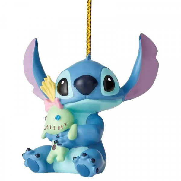 Stitch Christmas ornament with Scrump doll