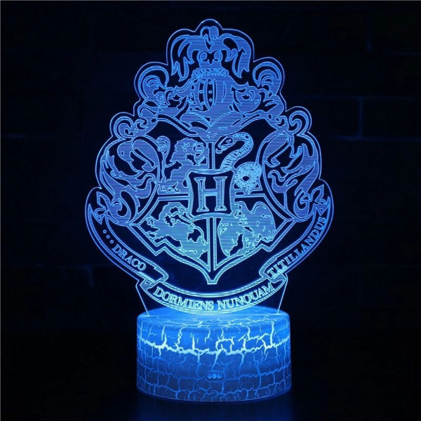 3D LED lampička Harry Potter Hogwarts