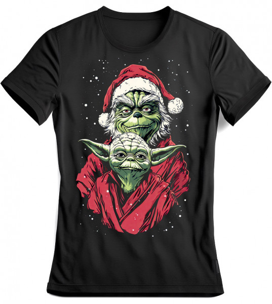 Tričko Grinch & Yoda Christmas