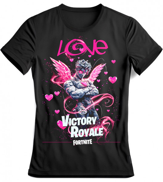 Fortnite Valentýnské Tričko Love is Victory Royal